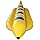 Towable Inflatable Boat Tube for Boating and Water Sports, Neoprene Seat Pads, Double-Stitched Full Nylon Cover with Air Pump