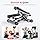 Health & Fitness Mini Stepper for Exercise at Home, Stair Stepper Workout Machine with Resistance Bands, Full Body Cardio Equipment, Optional in Colors