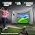 Range Cage 10 ft x 8 ft Golf Practice Hitting Net with Simulator Impact Screen