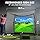 Range Cage 10 ft x 8 ft Golf Practice Hitting Net with Simulator Impact Screen