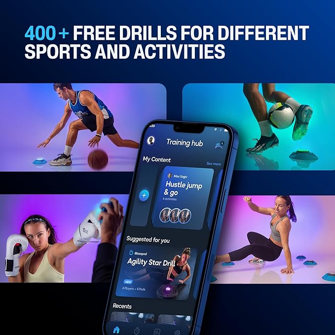 Reaction Training Platform Improves Reaction Time and Agility for Athletes, Trainers, Coaches, Physical & Neurological Therapists, Fitness Trainers, Physical Educators